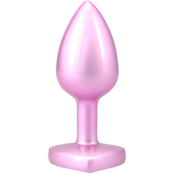 "Booty Bling Metal Heart Plug - Small - Pink DJ7017-15-BX"