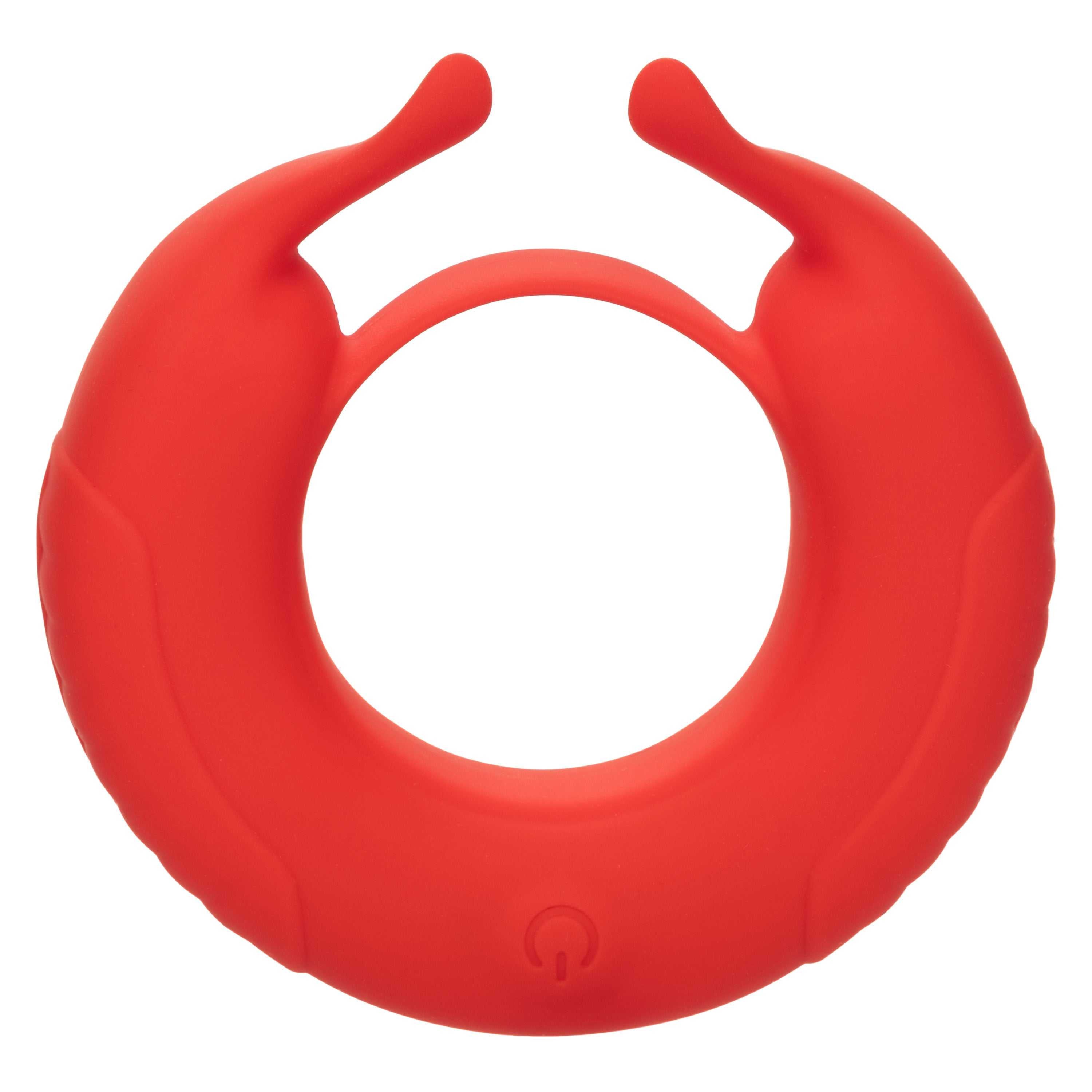 Silicone Rechargeable Taurus Enhancer - Red Luxe Ember Essentials