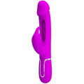"Pretty Love Twinkled Tenderness Kampas Flicking Rabbit - Fuchsia BW-500025"