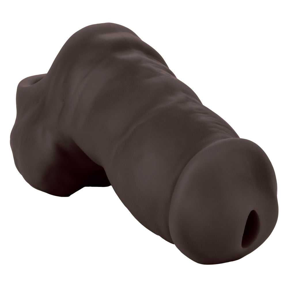 Packer Gear 4 Inch Ultra-Soft Silicone Stp Packer - Black Luxe Ember Essentials