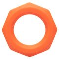 Alpha Liquid Silicone Sexagon Ring - Orange Luxe Ember Essentials