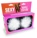 Sexy Af Nipple Couture White Marabou Luxe Ember Essentials