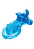 Bodywand Rechargeable Duo Ring With Clit Tickler - Blue Luxe Ember Essentials