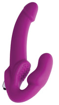 Evoke Vibrating Strapless Silicone Strap-on Dildo Luxe Ember Essentials