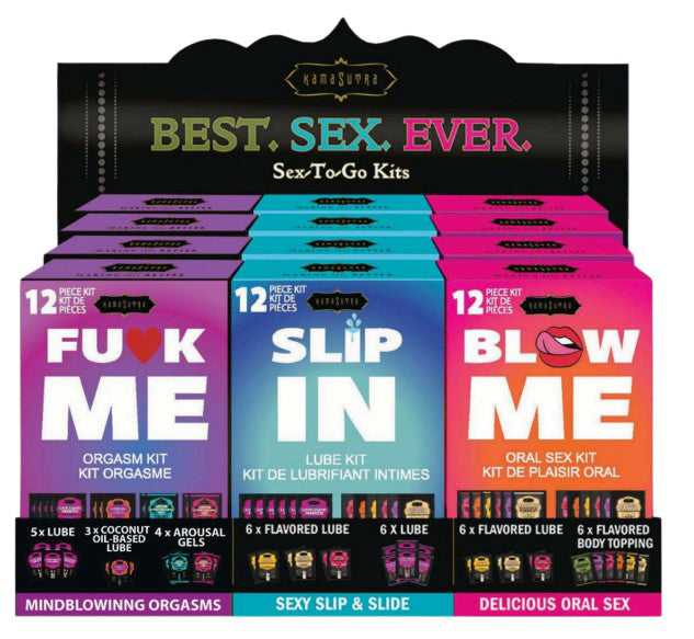 Sex-to-Go Packet Set Prepack Luxe Ember Essentials