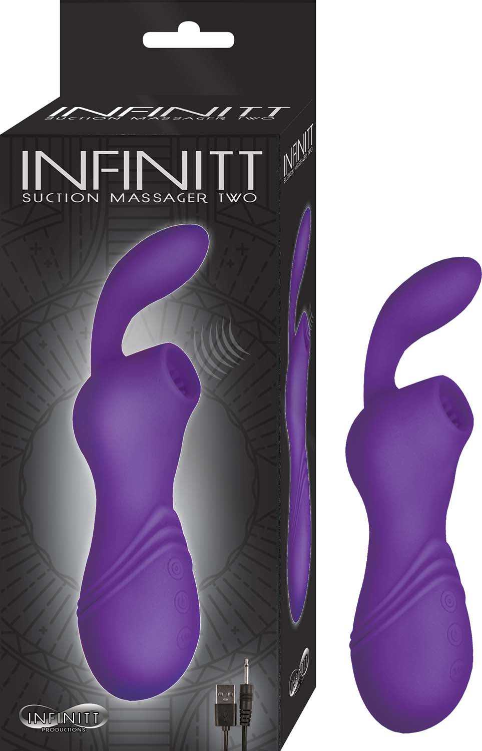 Infinitt Suction Massager Two - Purple Luxe Ember Essentials