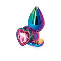 Rear Assets - Multicolor Heart - Medium - Pink Luxe Ember Essentials
