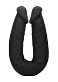 18 Inch Double Dong - Black Luxe Ember Essentials