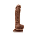 Colours - Dual Density - 8 Inch Dildo - Brown Luxe Ember Essentials