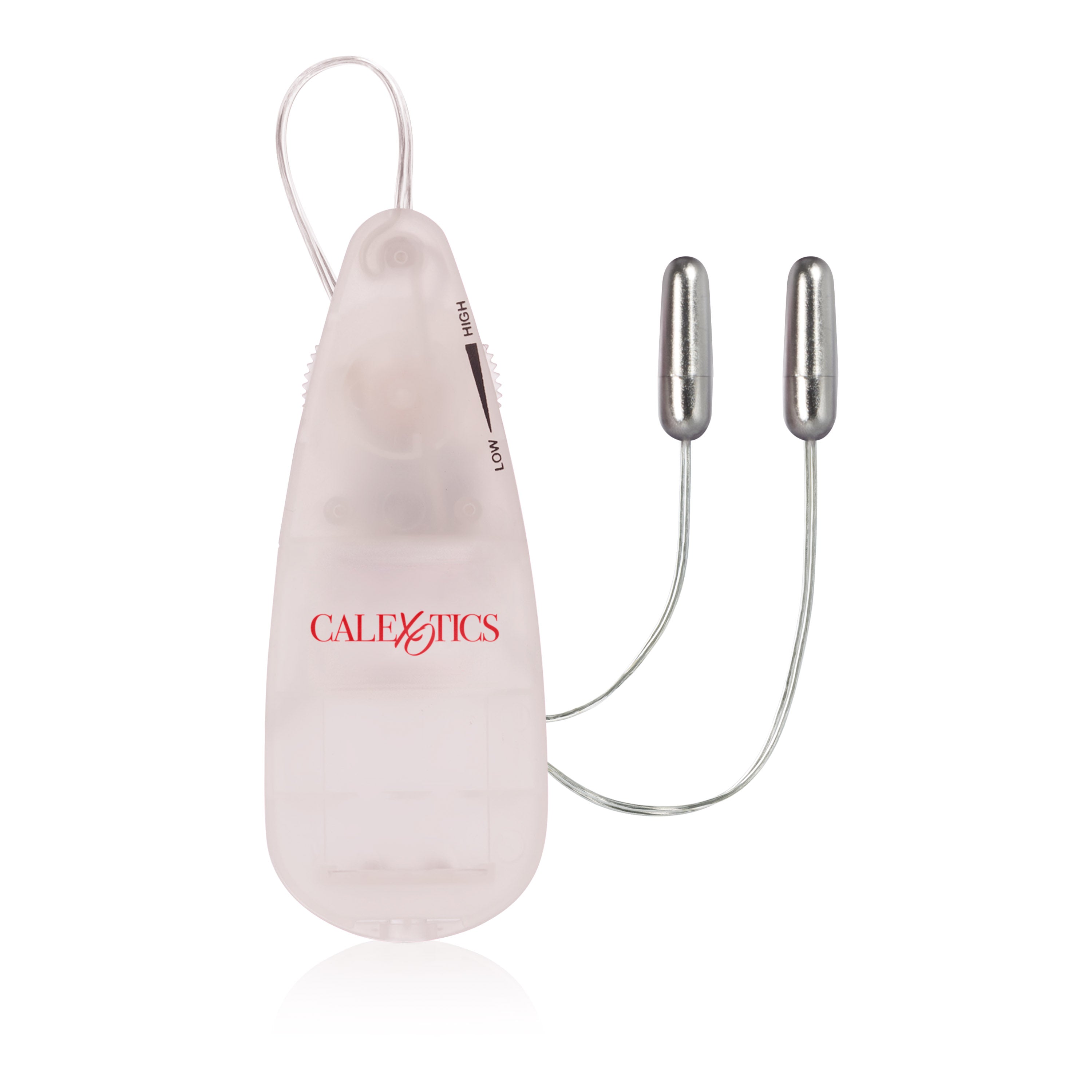 Pocket Exotics Dual Heated Whisper Bullets - Clear Luxe Ember Essentials
