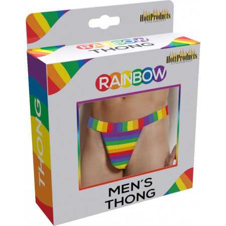 Rainbow Mens Thong Luxe Ember Essentials