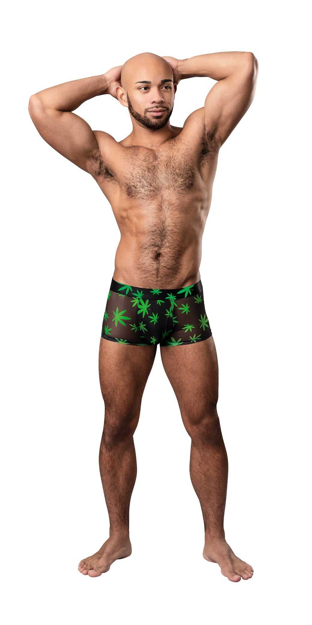Hazy Dayz - Pouch Short - Small - Pot Leaf Luxe Ember Essentials