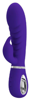 Prescott Super Soft Rabbit Silicone Vibrator - Purple Luxe Ember Essentials