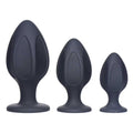 Triple Juicers Silicone Anal Trainer Set - Black Luxe Ember Essentials