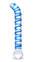 Mr. Swirly 6.5 Inch G-Spot Glass Dildo Luxe Ember Essentials
