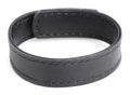 Leather and Velcro Cock Ring - Black Luxe Ember Essentials