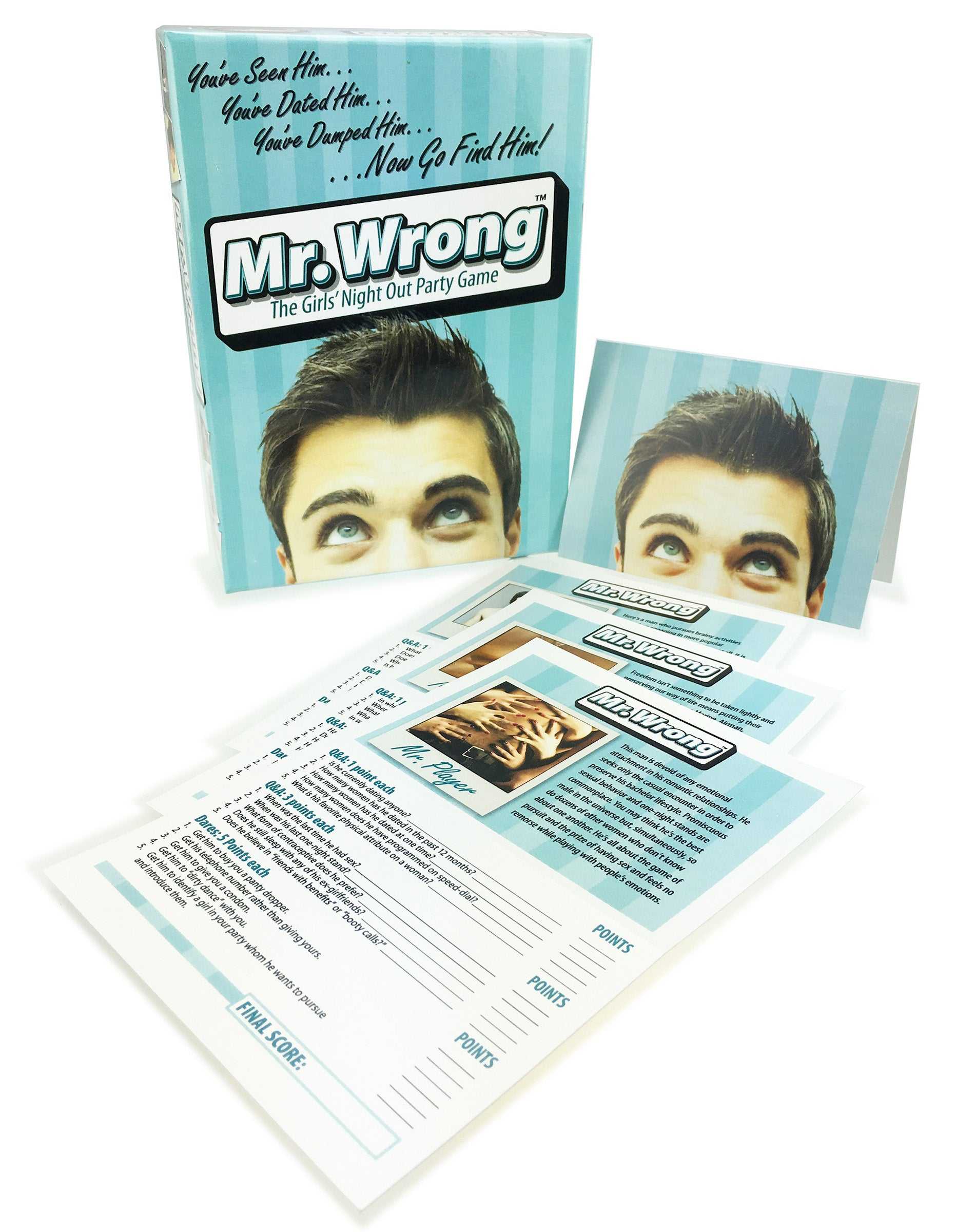 Mr. Wrong -the Girls Night Out Party Game Luxe Ember Essentials