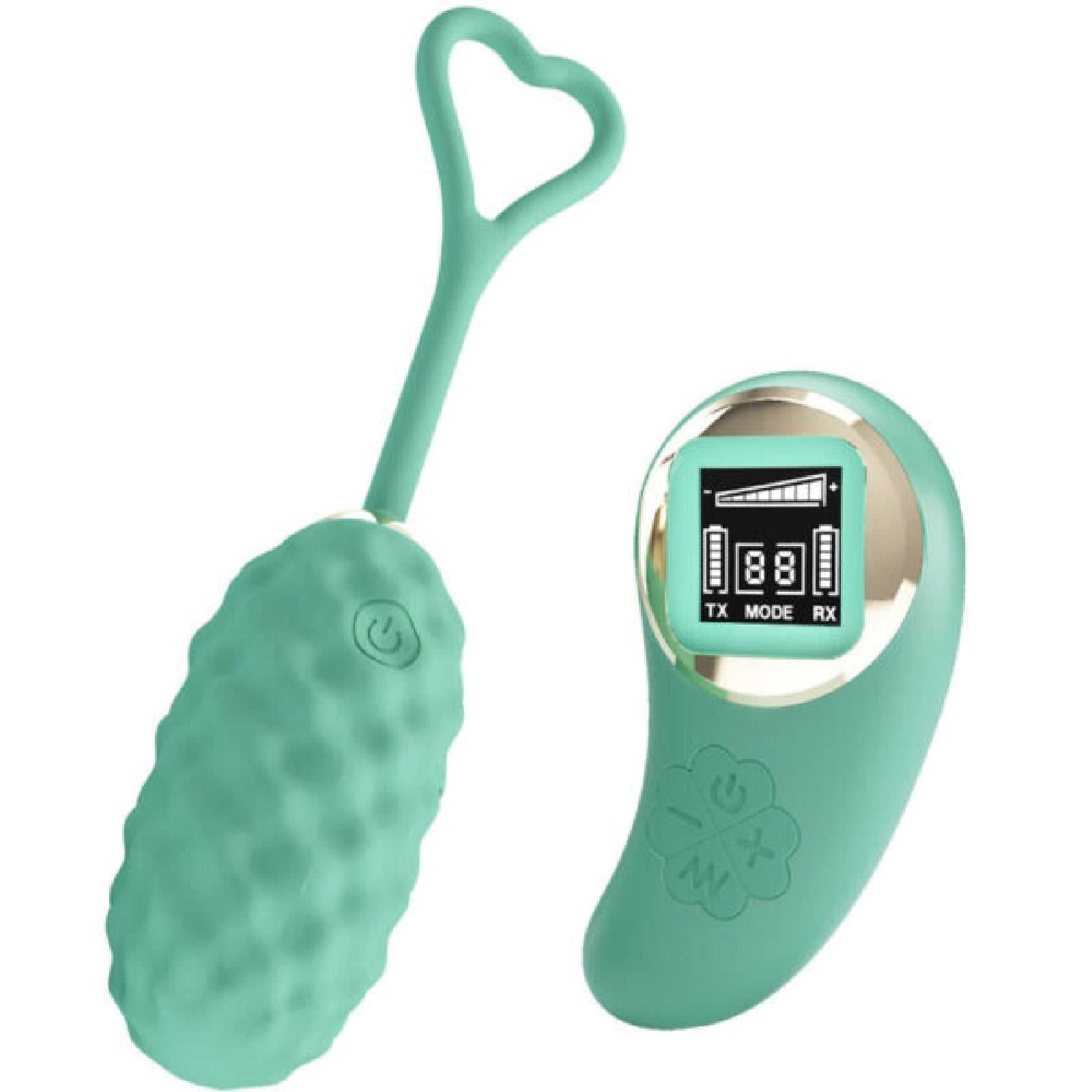 Vivian Remote Control Vibrating Egg - Turquoise Luxe Ember Essentials