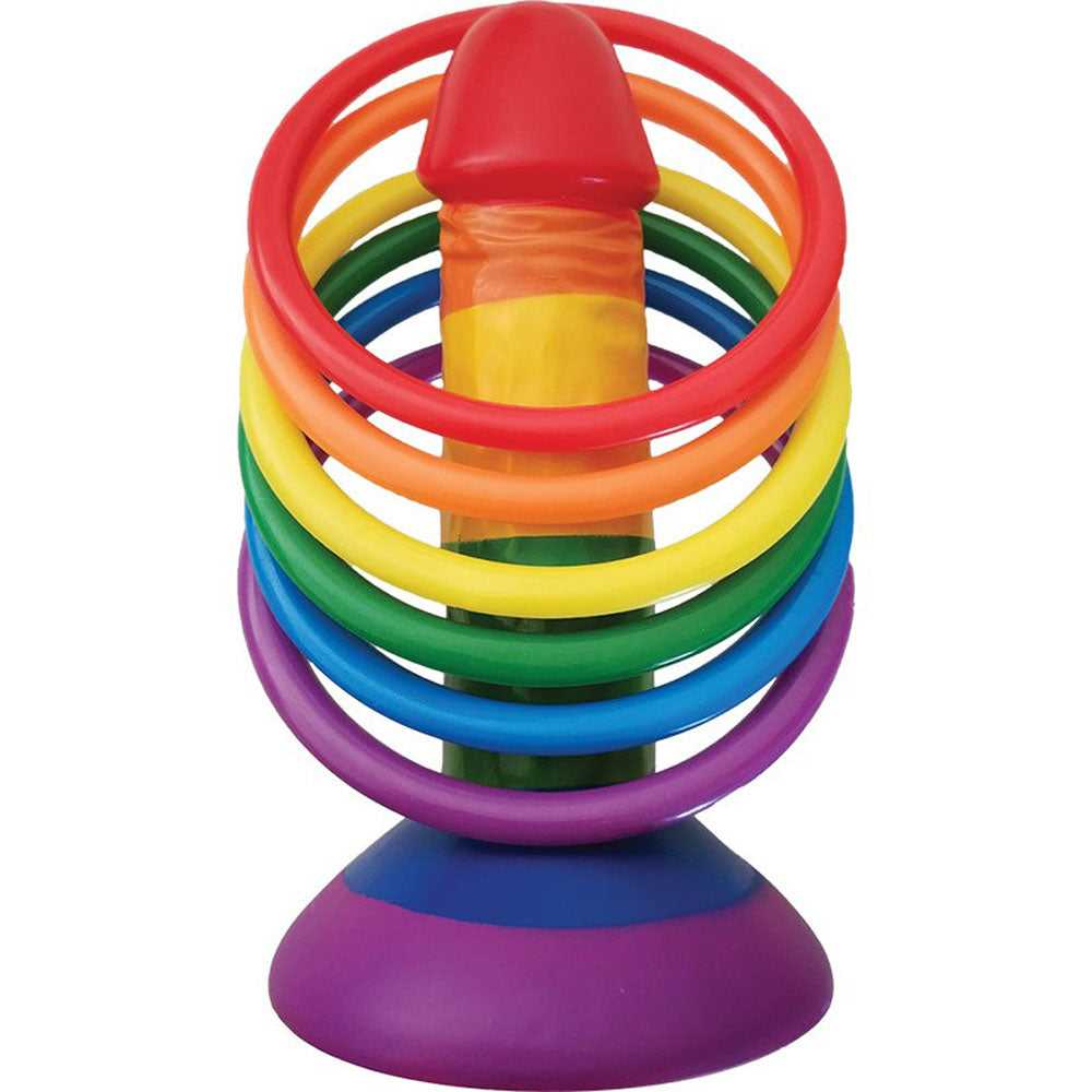 Rainbow Pecker Party Ring Toss Luxe Ember Essentials