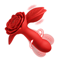 "Bl Gyrating Silicone Vibrator Red AH995"