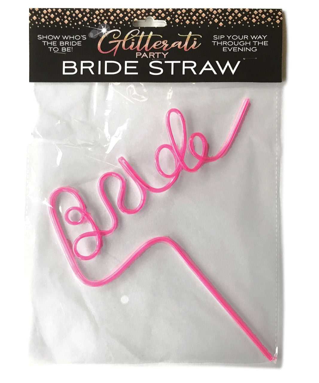Glitterati Bride Straw Luxe Ember Essentials