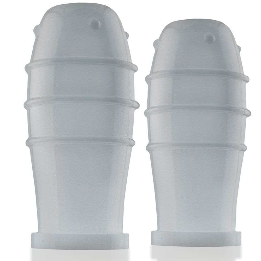 "Lankyz Silicone Nipsuckers - Clear Silicone OX-3211-CLR"