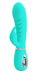 Prescott Super Soft Rabbit Silicone Vibrator - Vibrator -Teal Luxe Ember Essentials