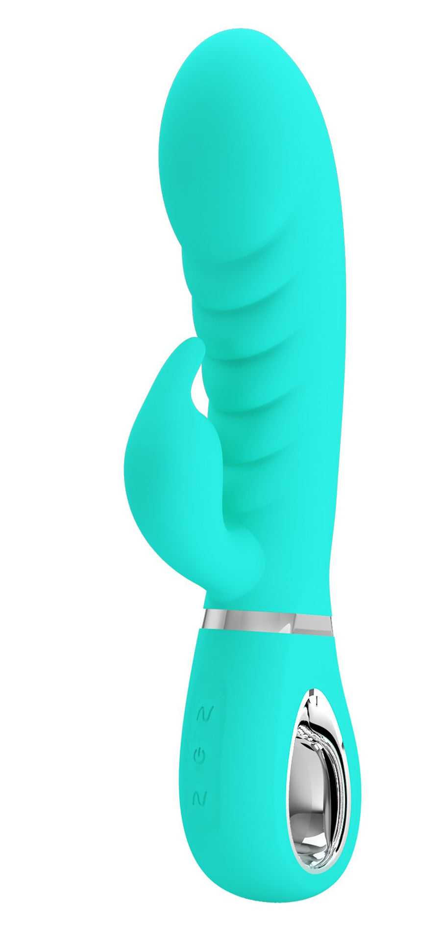 Prescott Super Soft Rabbit Silicone Vibrator - Vibrator -Teal Luxe Ember Essentials