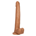 Size Queen 12 inch/30.5 Cm - Brown Luxe Ember Essentials
