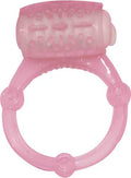 Humm Dinger Vibrating Penis Ring Clitoral Stimulator - Magenta Luxe Ember Essentials