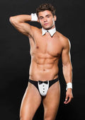 3 Piece Tuxedo Set - Medium/large - White/black Luxe Ember Essentials