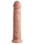King Cock Elite 11 Inch Silicone Dual Density Cock - Light Luxe Ember Essentials
