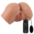 Hailey Realistic Vagina and Ass Vibrator - Tan Luxe Ember Essentials