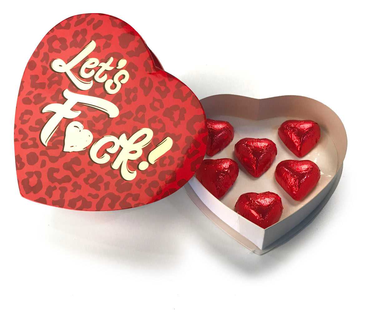 Let's Fuck - Chocolate Heart Box Luxe Ember Essentials
