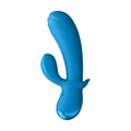 "Bg Thick Silicone Rabbit Vibrator Blue BNG-AI018"