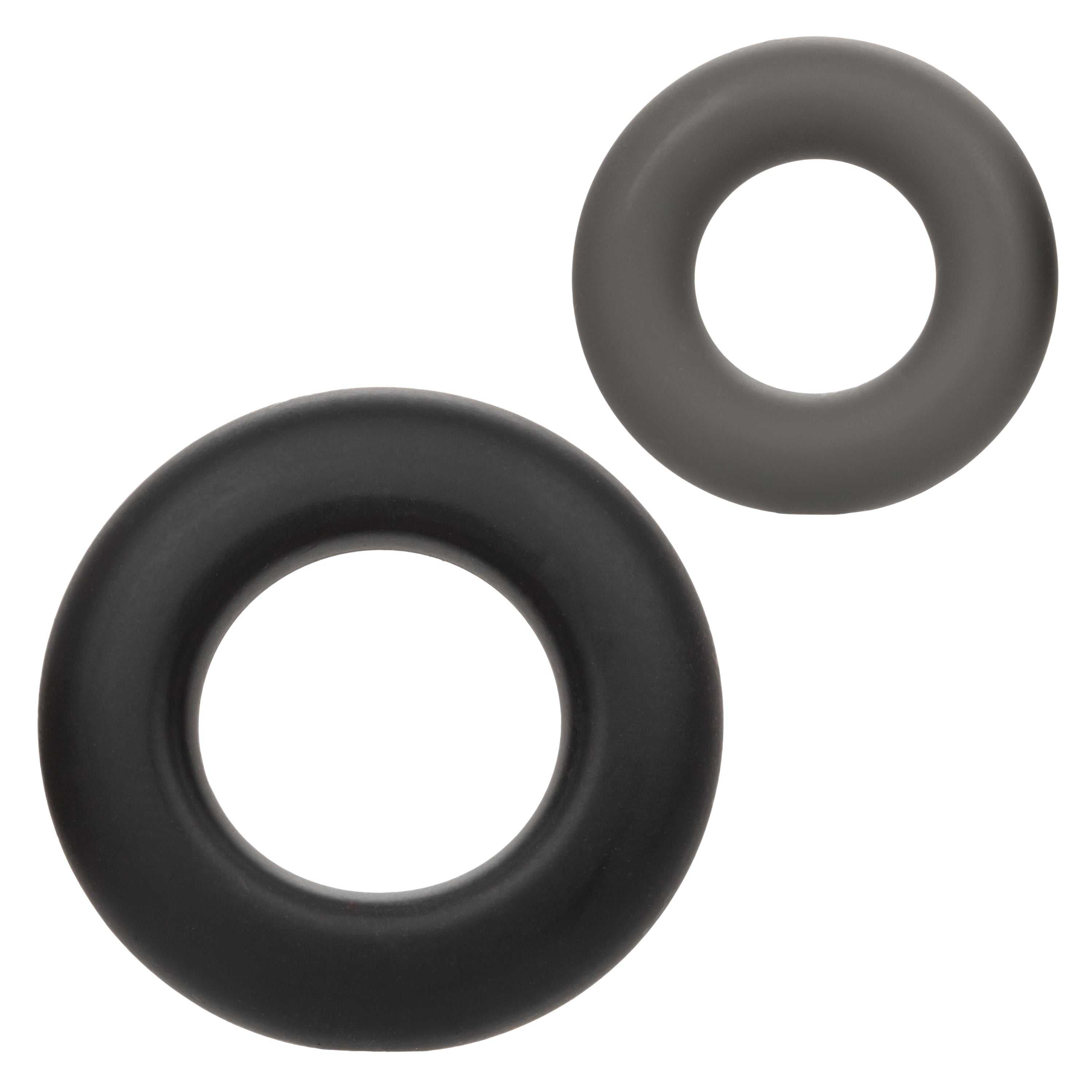 Alpha Liquid Silicone Prolong Set of 2 - Black/gray Luxe Ember Essentials