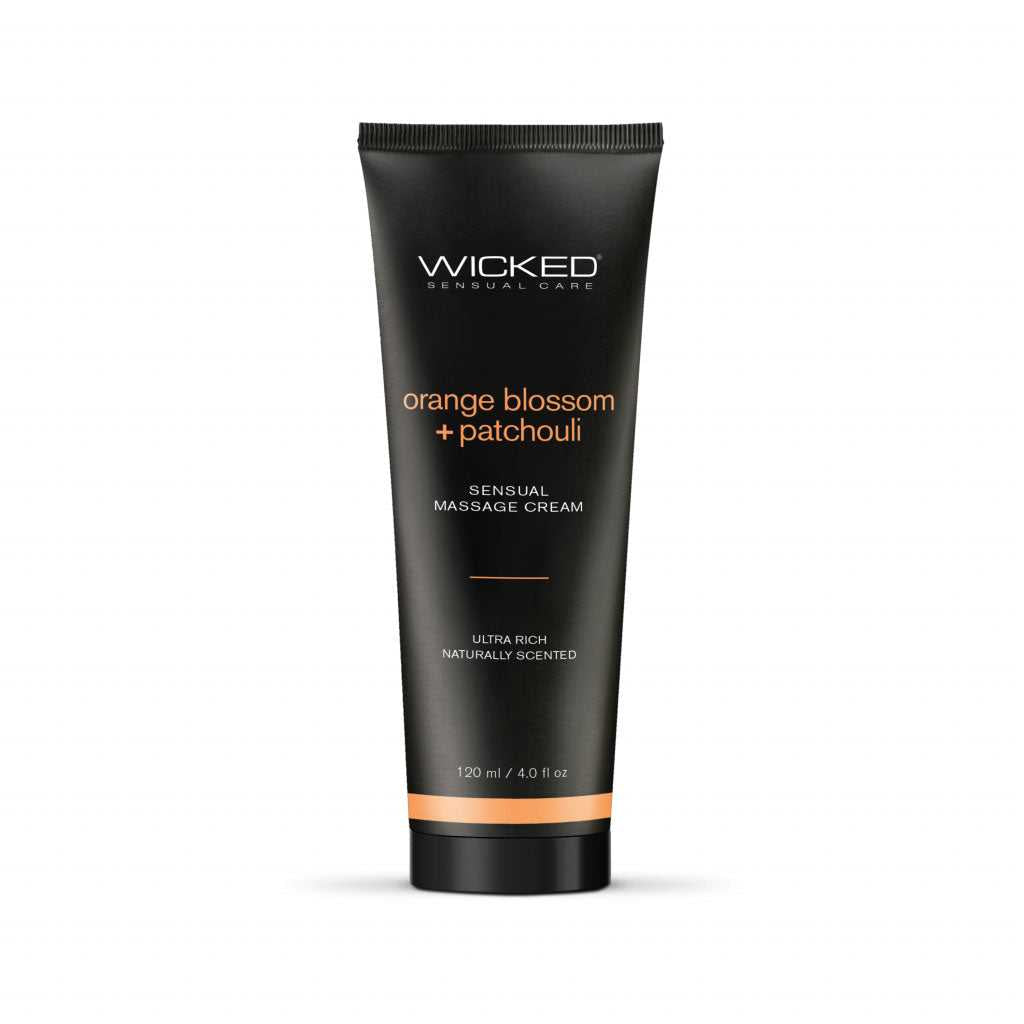 Orange Blossom and Patchouli - Scented Sensual Massage Cream - 4 Oz Luxe Ember Essentials