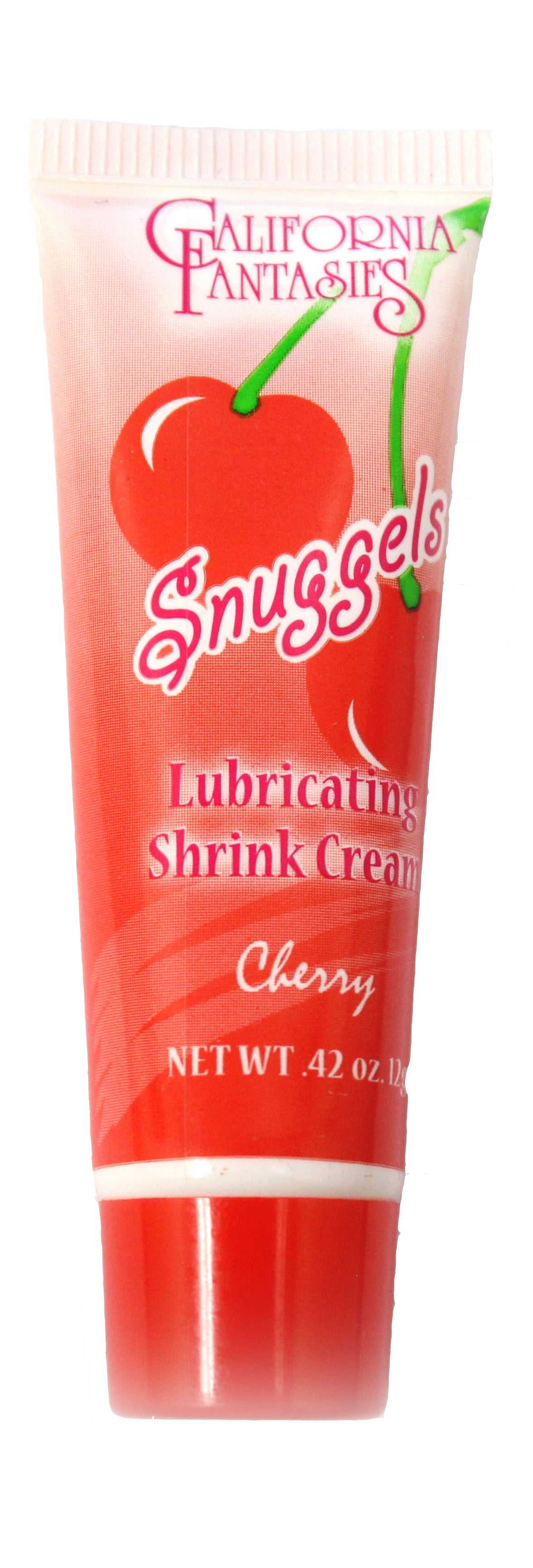 Snuggels - Lubricating Shrink Cream - Cherry - 0.42 Oz. Tube - Each Luxe Ember Essentials