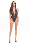 Daring Darling Lace Teddy - S/m - Black Luxe Ember Essentials