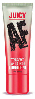 Juicy Af - Strawberry Water Based Lubricant - 4 Oz Luxe Ember Essentials