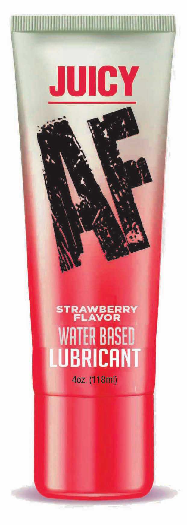 Juicy Af - Strawberry Water Based Lubricant - 4 Oz Luxe Ember Essentials