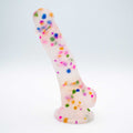 Cock-a-Palooza Confetti Silicone Suction Dildo Luxe Ember Essentials