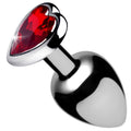Red Heart Gem Anal Plug - Large Luxe Ember Essentials