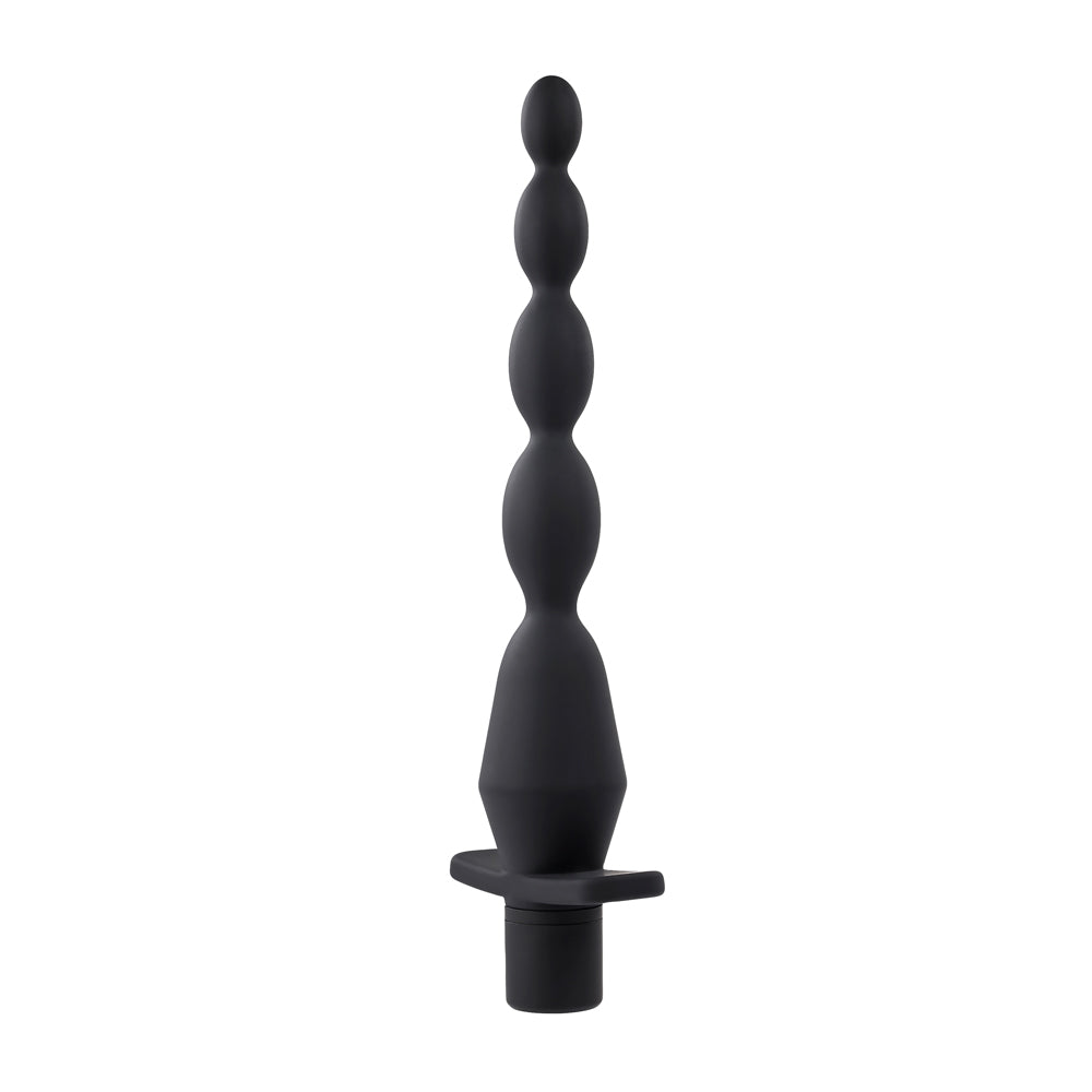 Vibrating Butt Beads - Black Luxe Ember Essentials