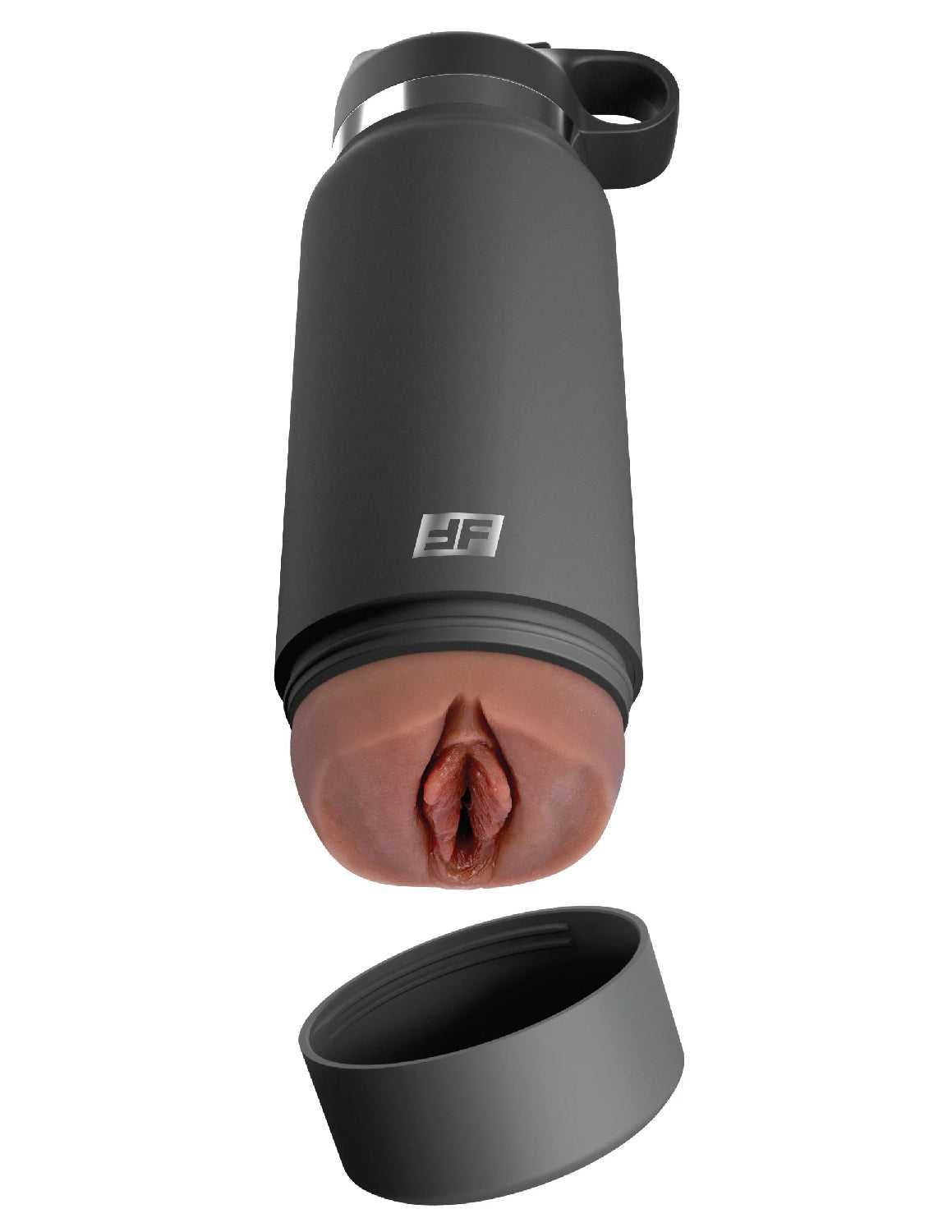 Fuck Flask - Secret Delight - Grey Bottle - Brown Luxe Ember Essentials