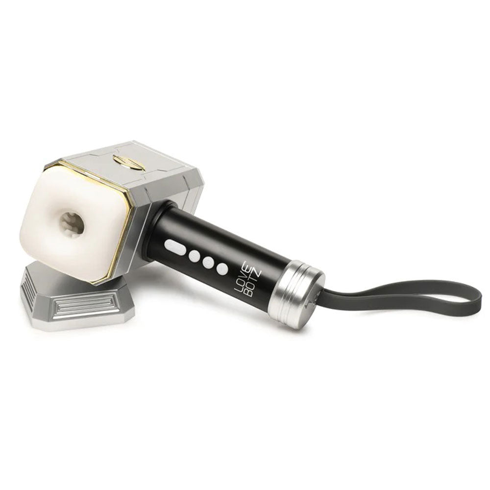 "Thunder Stroker Sucking Masturbator - Silver LB-AH366"