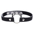 Kinky Kitty Ring Slim Choker - Black Luxe Ember Essentials