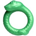 Serpentine Silicone Cock Ring - Green Luxe Ember Essentials
