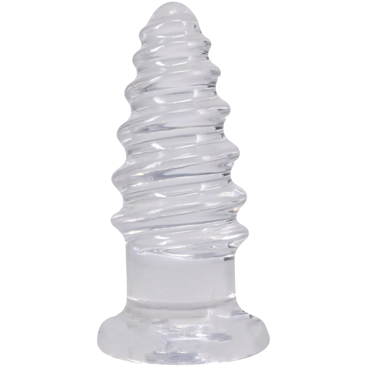 "Crystal Jellies - Anal Twist - 7 Inch Clear DJ0289-15-CD"