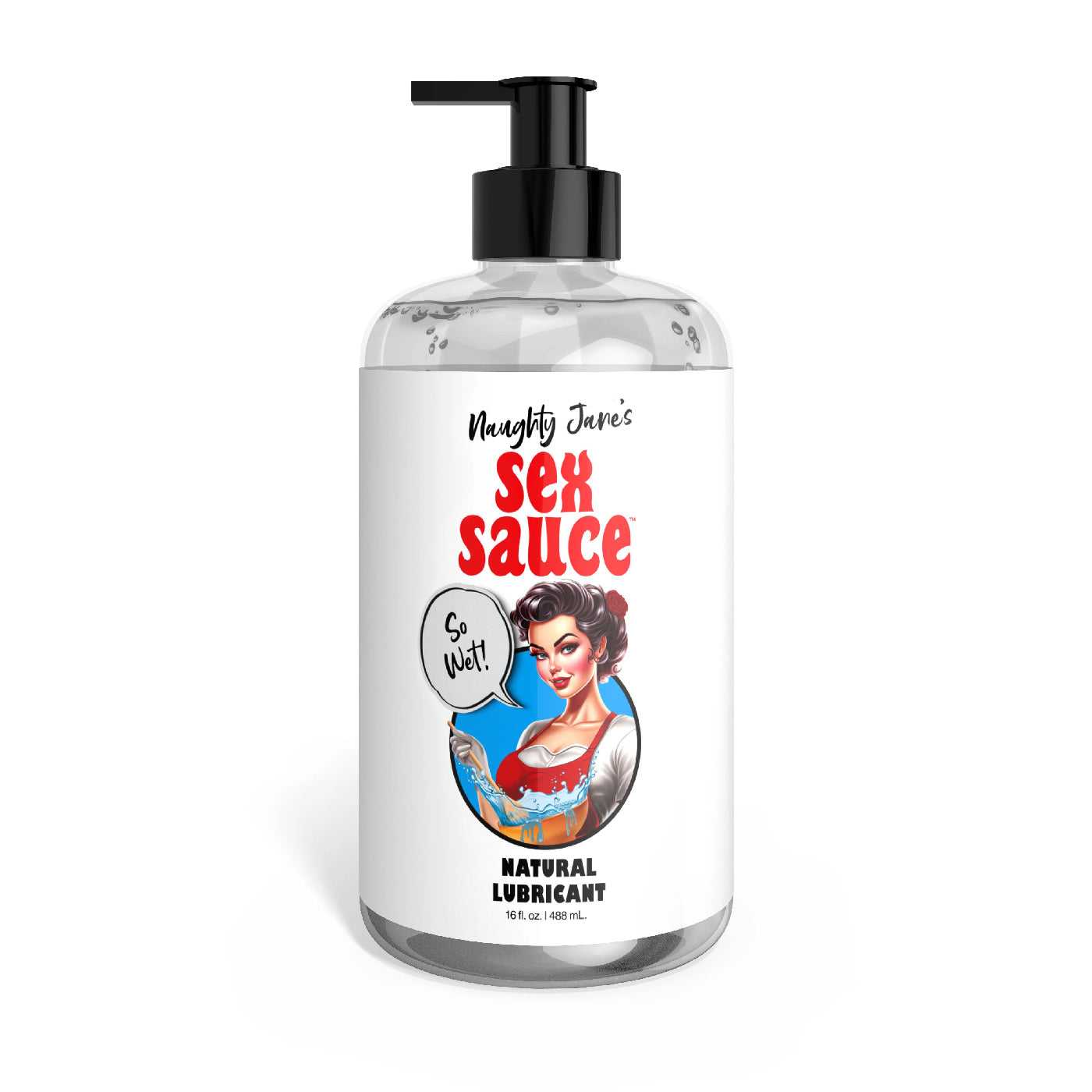 Naughty Jane's Sex Sauce Natural Lubricant 16oz Luxe Ember Essentials